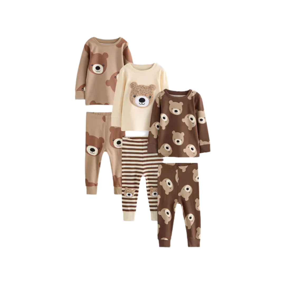 Boys Pajama Set-Pack Of 3